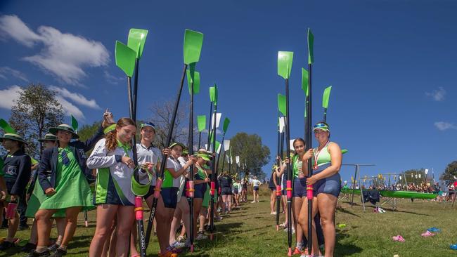 24.08.2024 - 2024 Brisbane Schoolgirl Rowing Association Championship. Photos by Stephen Archer.