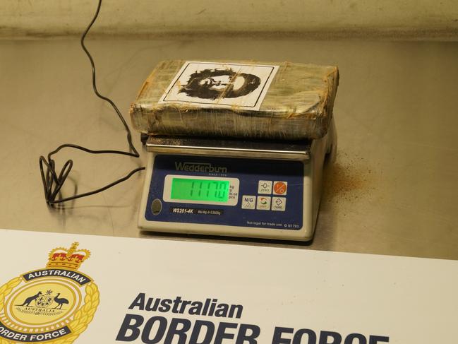 The cocaine packages has images of Che Guevera. Picture: Australian Border Force.