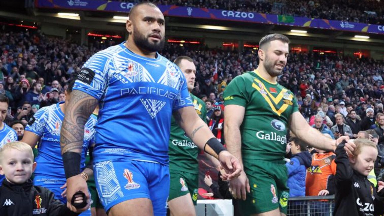 Australia v Samoa World Cup final 2022. Credit: NRL Images.