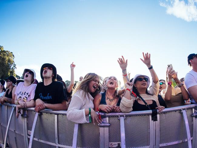 21/07/2023 Festival goers at Splendour in the Grass in Byron Bay on Friday.  Picture : Supplied / Splendour in the grass