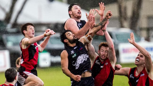 Luke Trenorden in action for Central Yorke. Picture: SANFL