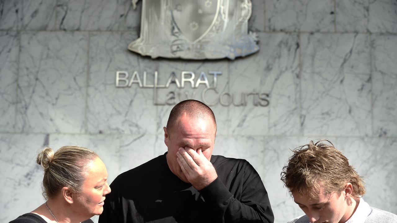 Ms McGuire’s parents Debbie and Glenn McGuire were present in the Ballarat Magistrates' Court. Picture: NewsWire / Andrew Henshaw