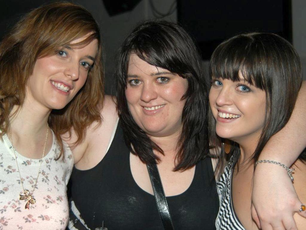 Emma Birch, Katie Birch, Stacey Morris at Tatts.