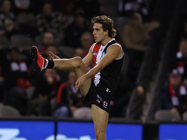 Max King of the Saints has kicked 4.15 from his past six games. Picture: Michael Klein