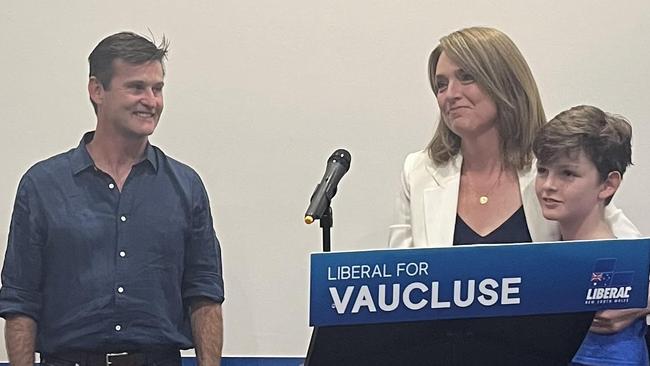 Kellie Sloane has claimed the seat of Vaucluse.