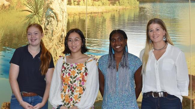 NT Youth Week 2023 Ambassadors Sophie Bedggood, Shanae Kuo, CJ Rankin and Amber Plumb are encouraging young Territorians to get involved. Picture: Supplied.