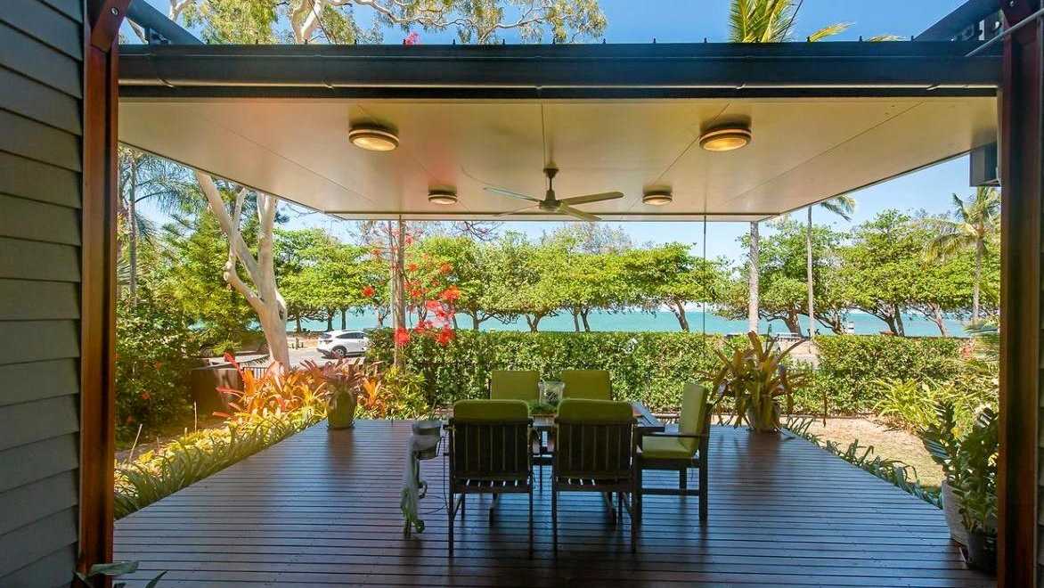 Eimeo Esplanade: A renowned architect has made this home feel like a resort. Picture: Ashley Pillhofer