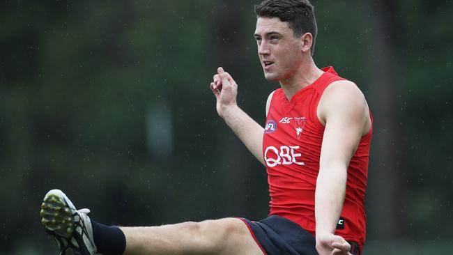 Swans ruckman Darcy Cameron was recruited from the WAFL. Picture: Phil Hillyard