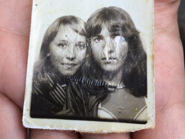 A photo of Kerry Anne Joel (right) and her best friend Ann Maree Carr, which Kerry's mother Judy Rose has carried in her wallet since she disappeared around 1980.