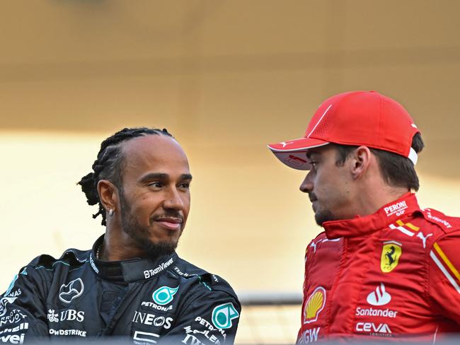 Lewis Hamilton will leave Mercedes for Ferrari in 2025, which leaves one seat empty as the Formula 1 powerhouse. Picture: AFP