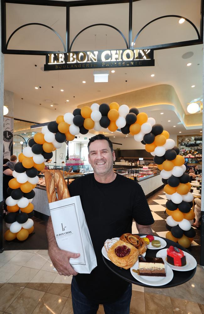 Le Bon Choix patisserie opened their second store at Robina Town Centre on Saturday. Pastry chef Savico Basset-Rouge with some goodies. Picture: Glenn Hampson