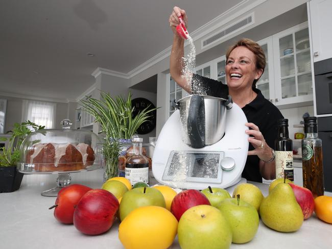 Baby boomer Collette Mitrega spends her post-retirement days making foodie content in her Thermomix for 112k followers online as a much-loved Gold Coast influencer. Picture Glenn Hampson