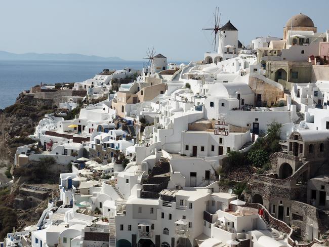 The picturesque town of Oia. Picture: Tim Robards