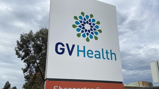Mr Vander Gulik was taken to Goulburn Valley Health for medical treatment after he crashed the motorbike. Picture: Supplied