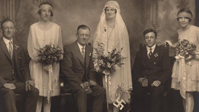 Bride from 1920s carrying swastika, sent in by John Keane from Montrose.