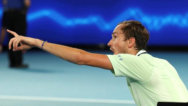 Daniil Medvedev has warned he may miss grand slams to play for himself. Picture: AFP