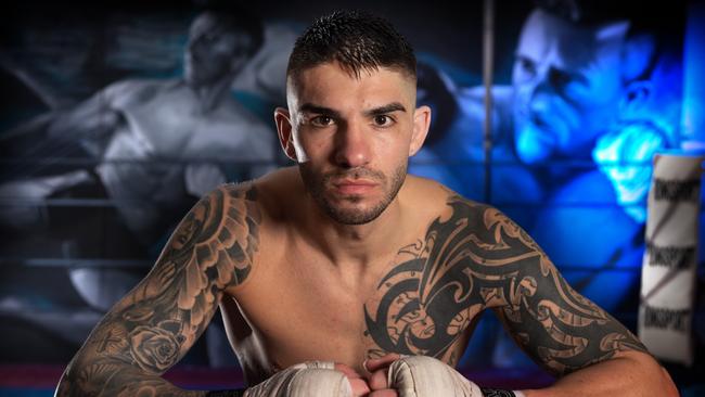 Boxer Michael Zerafa will be an ambassador for this year’s Movember. Picture: Tony Gough