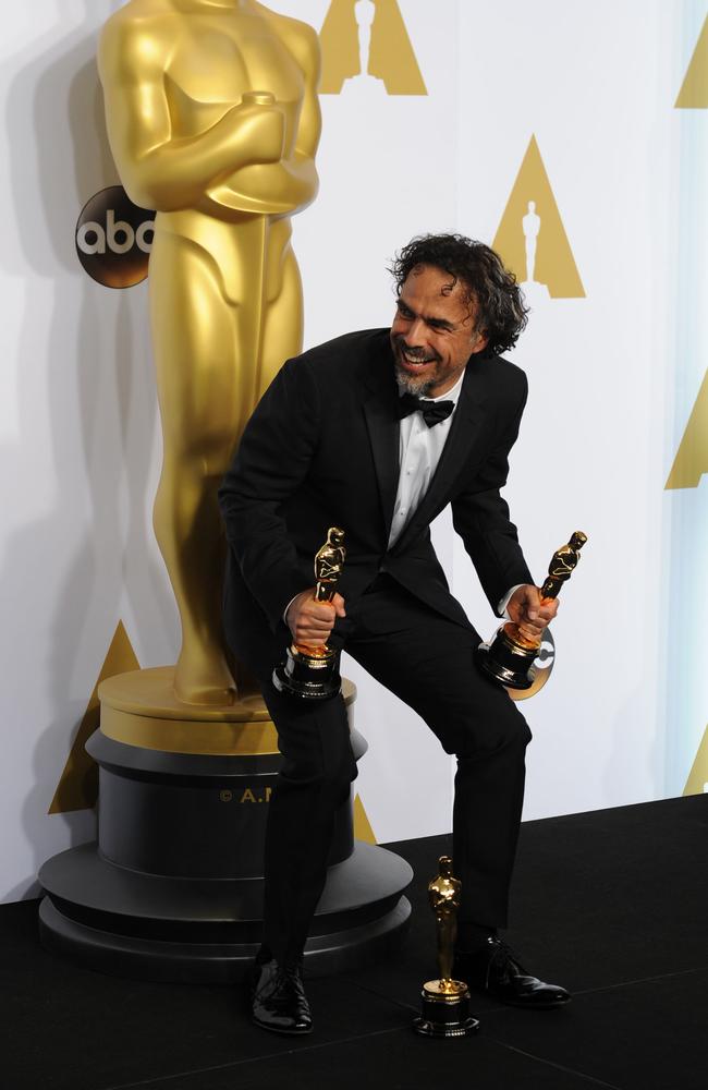 Birdman director Alejandro González had one hell of a night.