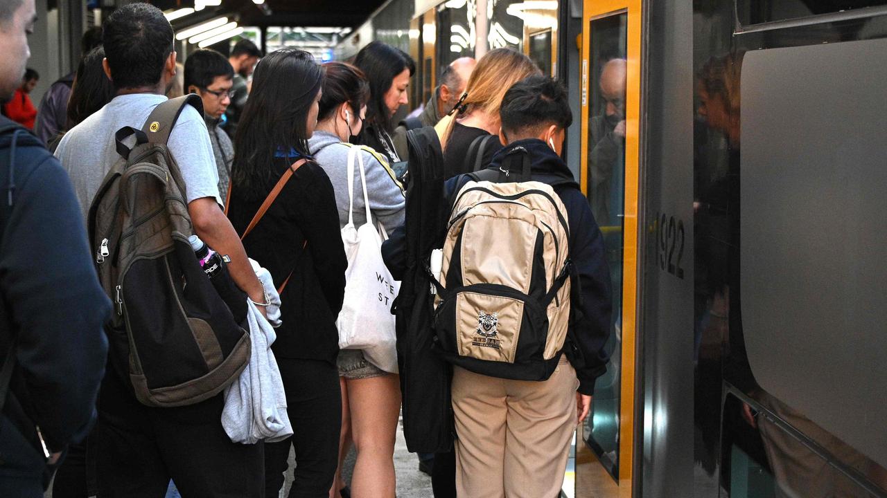 A lot of trains, trams and buses have increased sanitation. Picture: Saeed Khan/AFP