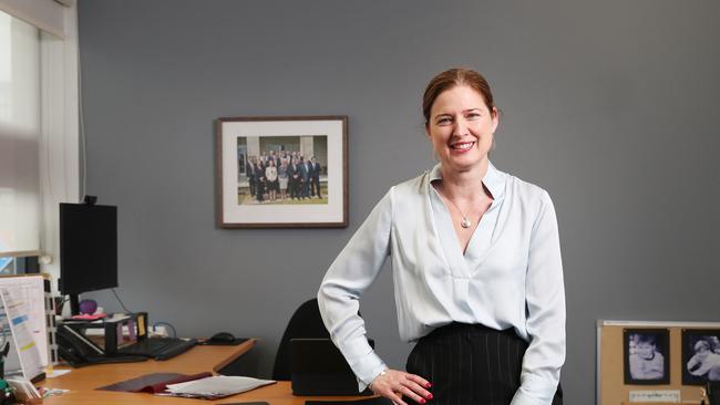 Federal Housing Minister an Member for Franklin Julie Collins at her Rosny office. Picture: Nikki Davis-Jones