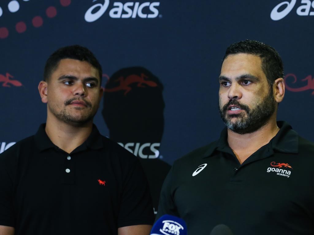 Latrell Mitchell and Greg Inglis.