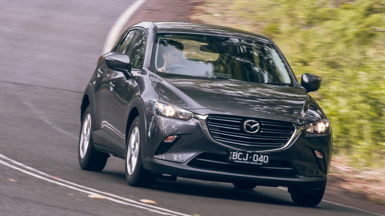 The Mazda is a great little SUV to drive with precise steering and a decent engine. Shot by Thomas Wielecki.