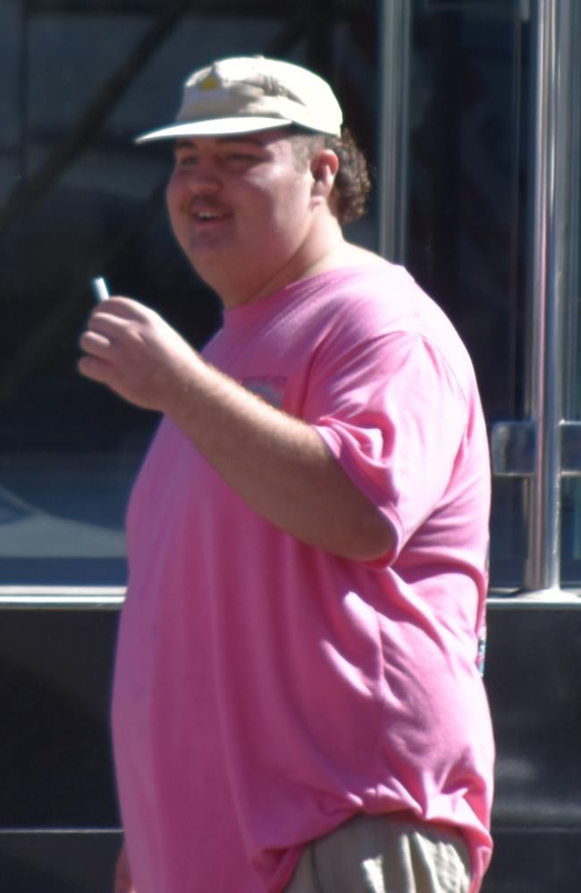 Blake Mathew Talbot leaving the Toowoomba Courthouse on Wednesday, April 7, 2025, after being charged with grooming a child.