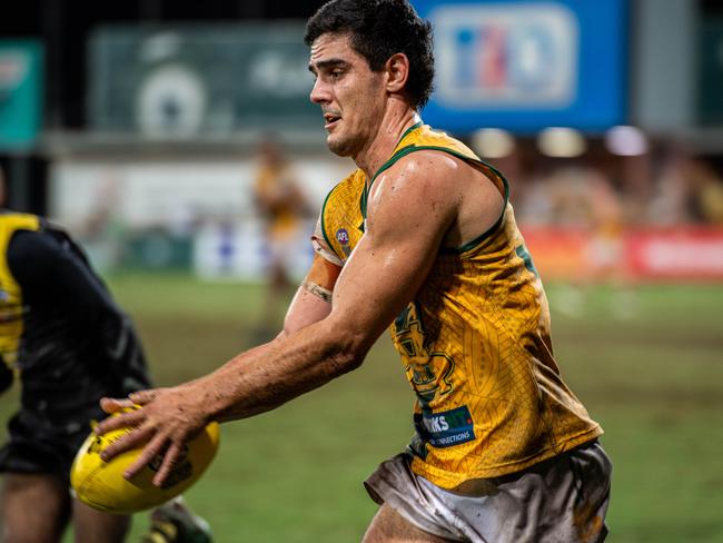 Joel Garner in the 2023-24 NTFL Men's Grand Final between Nightcliff and St Mary's. Picture: Pema Tamang Pakhrin