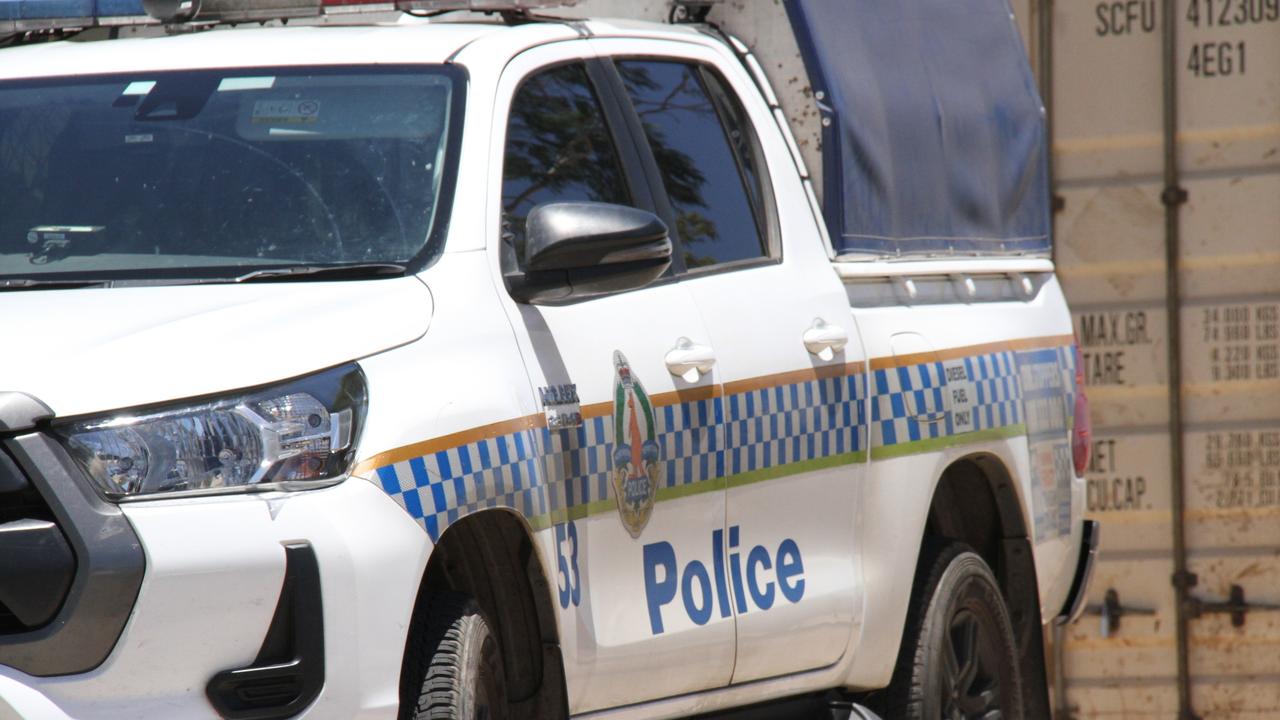 A Northern Territory Police vehicle in Alice Springs. Picture: Gera Kazakov.