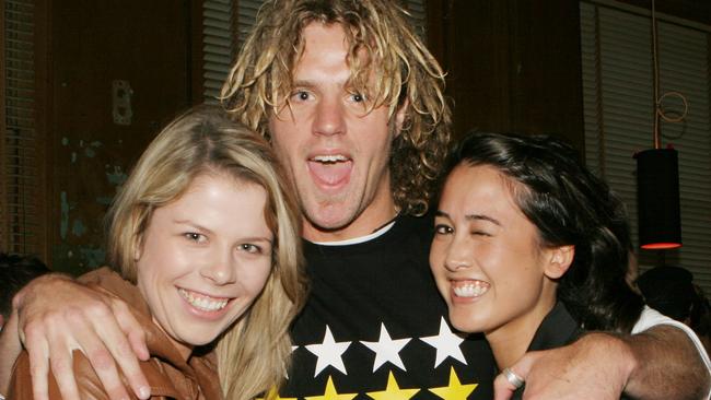 Kristen Wylie, Ben Phillips and Veronica Russell at the Arnette sunglasses launch at Revolver in 2008. File picture by Zoe Harrison.