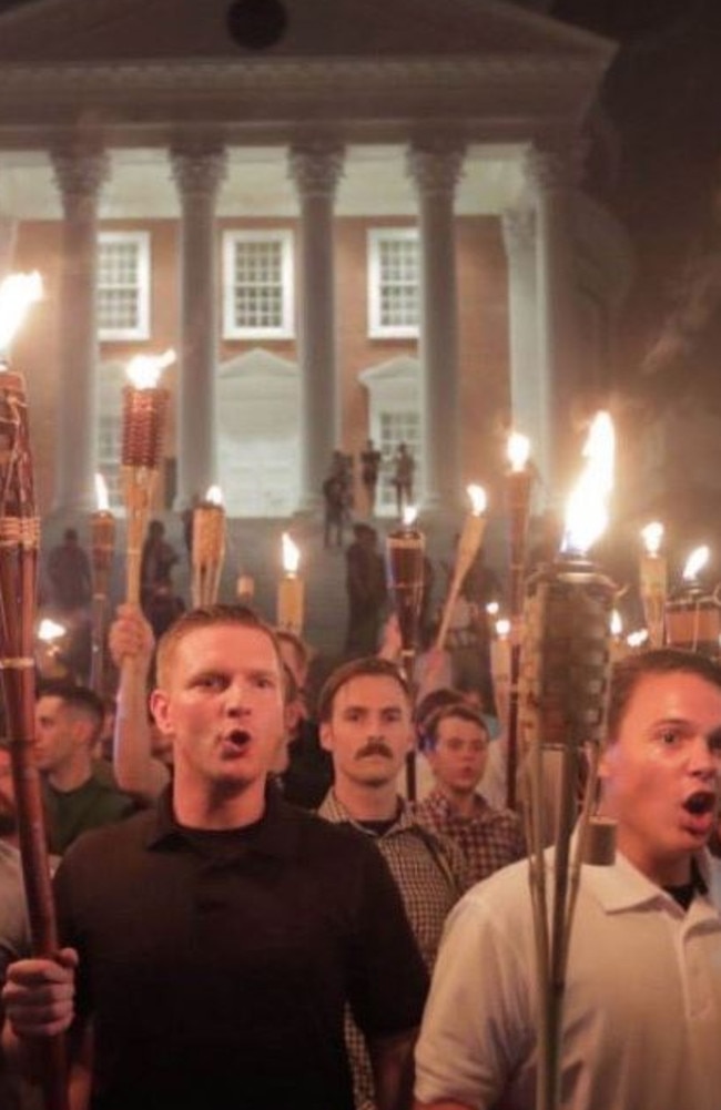 Social media users called for the white nationalists pictured at the Virginia rally to be named and shamed.