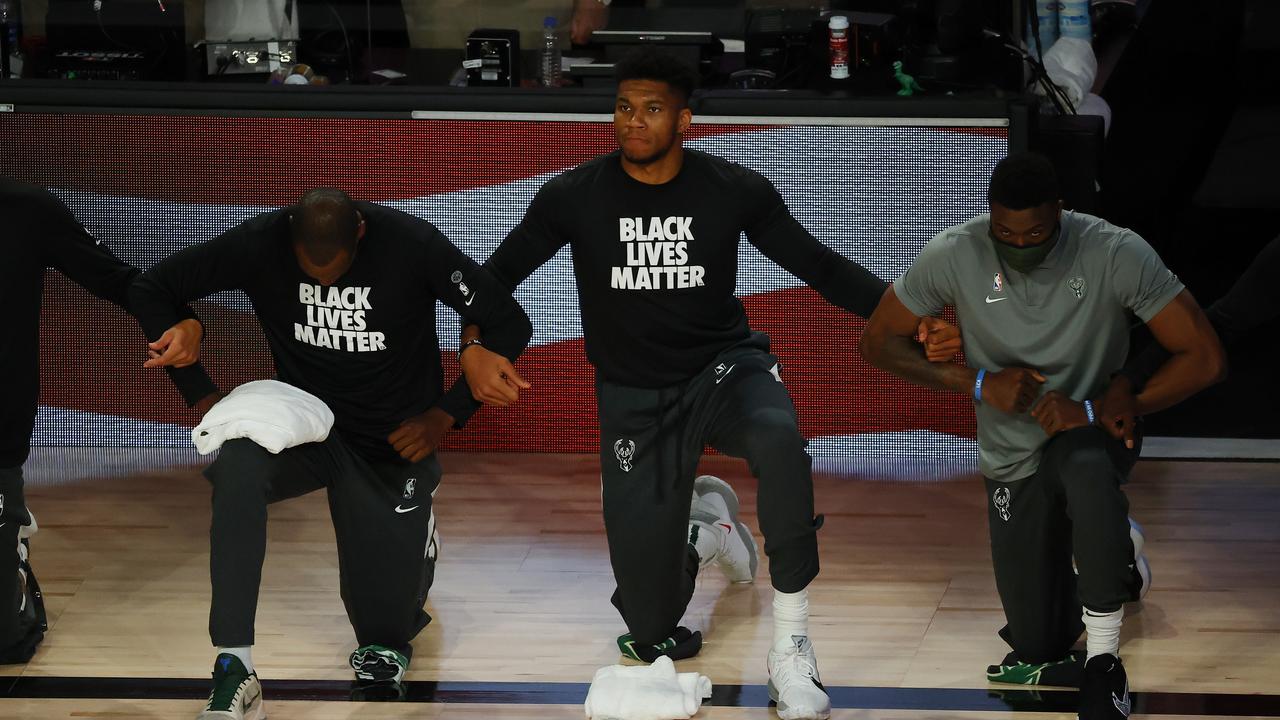 The Bucks started the boycott. (Photo by Kevin C. Cox/Getty Images)