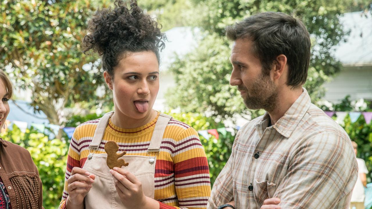 Rose Matafeo and Matthew Lewis in Kiwi comedy Baby Done