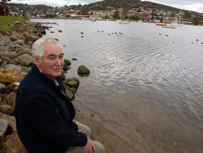 Prostate cancer sufferer Bruce Goodluck at Lindisfarne.