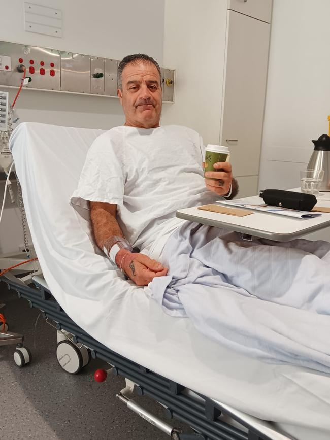 After returning from Vegas, Simon Tayoun found out he required an emergency quintuple bypass surgery. Picture: Supplied.
