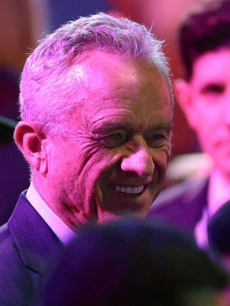 Robert F. Kennedy Jr. attended Mr Trump’s victory party at the Palm Beach Convention Center. Picture: AFP