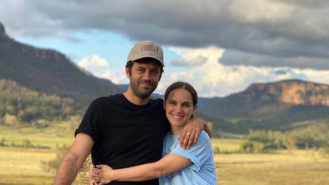 The couple pictured in the Blue Mountains in 2021.