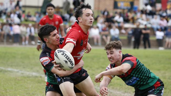 Chas Riddle unleashed his skills for St Clair in the U19 Div-1 competition. Picture Warren Gannon Photography