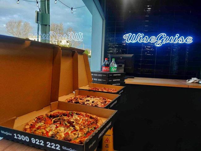 A popular pizza chain in Tasmania, WiseGuise Pizza, has closed its stores in the regional cities of Burnie and Devonport due to tough economic conditions and rising costs of running a family business. Picture: Instagram