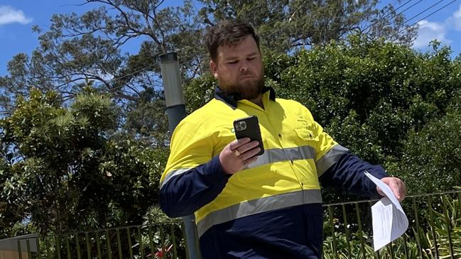 John Myles Cox leaves Coffs Harbour Court.