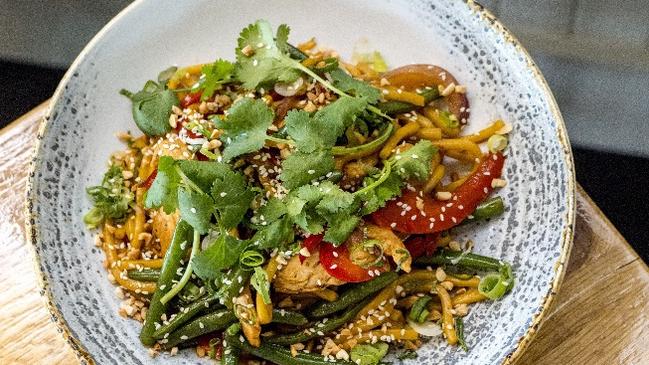 Tahmoor Inn’s Malaysian stir fry noodles.