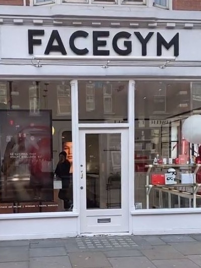 ‘Extreme’ facial brand FaceGym are launching in Mecca Australia. Picture: TikTok/heatherdeyoooo