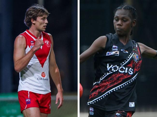 Daniel Gorry and Maria Rioli are two of the big inclusion for the 2024 CAFL season.