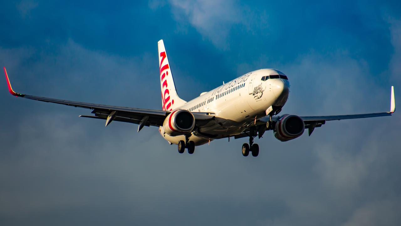 Virgin flight on final approach. Photo: Zachary Clark