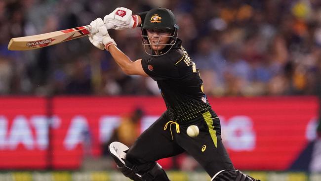 David Warner led the way for Australia in their T20 series against Sri Lanka. Picture: AAP