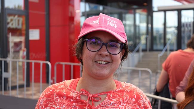Paul McCartney fans at the Got Back Tour at the Adelaide Entertainment Centre, October 18. Picture: Kelly Barnes
