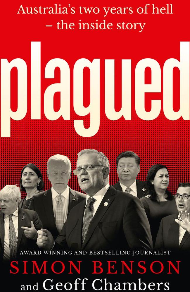 Scott Morrison’s disclosures were published in the book Plagued by Simon Benson and Geoff Chambers. Picture: Pantera Press