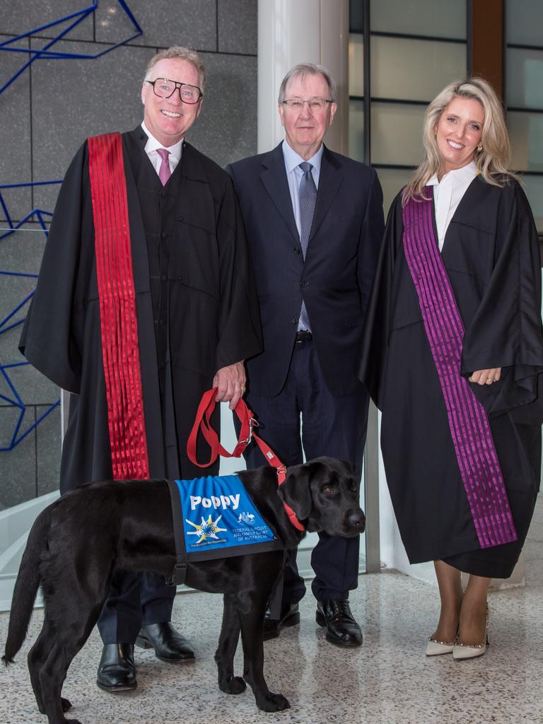 Poppy was accompanied by Chief Justice Will Alstergren, John Digby KC, and Judge Amanda Mansini.