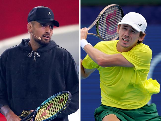 Nick Kyrgios and Alex De Minaur have a "special relationship". Photo: Getty Images