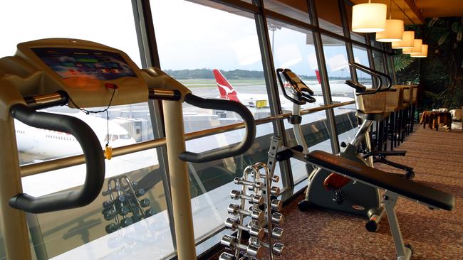 Changi Airport’s 24-hour gym.